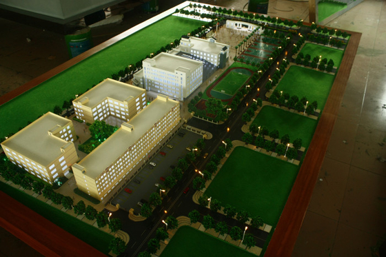 3D de Schoolbouw Miniatuur Architecturale Modelmaker, Aanstekende de Schaalmodellen van de Schoollay-out leverancier