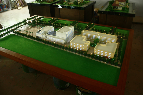 3D de Schoolbouw Miniatuur Architecturale Modelmaker, Aanstekende de Schaalmodellen van de Schoollay-out leverancier