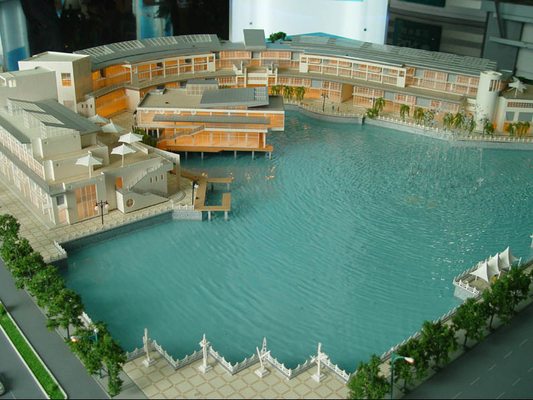 Woningbouw Miniatuur Architecturale Modelmaker met Verlichtingssysteem leverancier