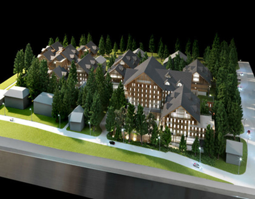 Woon Miniatuur Architecturale Modelmaker Mooi met Lijsttribune leverancier