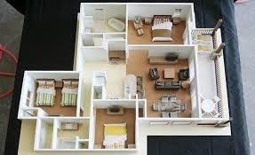 Woningbouw Miniatuur Architecturale Modelmaker met Lijsttribune leverancier