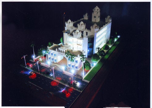 Douane Miniatuur Architecturale Modelmaker, Aanstekend Gurudwara-Schaalmodel leverancier