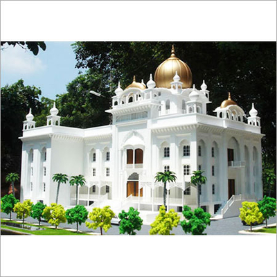 Douane Miniatuur Architecturale Modelmaker, Aanstekend Gurudwara-Schaalmodel leverancier