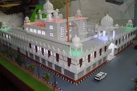 Douane Miniatuur Architecturale Modelmaker, Aanstekend Gurudwara-Schaalmodel leverancier