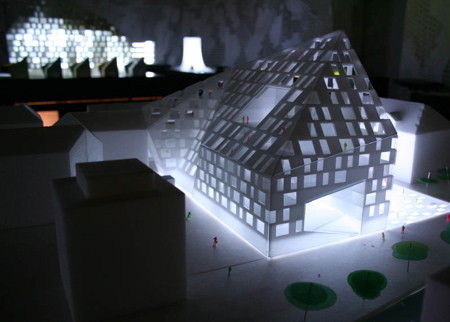 LEIDENE van tentoonstellings Miniatuur Architecturale Modelmakerwith Modulaire Verlichting leverancier
