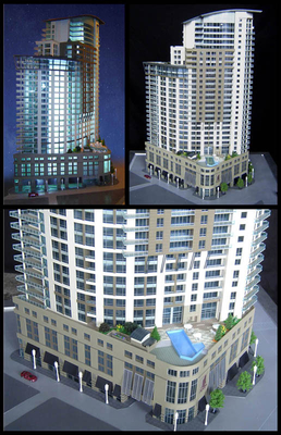 3D Mooi van de kristal Architecturale Modelmaker voor de Bouw/modelgebouwen leverancier