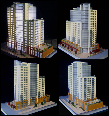 3D Mooi van de kristal Architecturale Modelmaker voor de Bouw/modelgebouwen leverancier