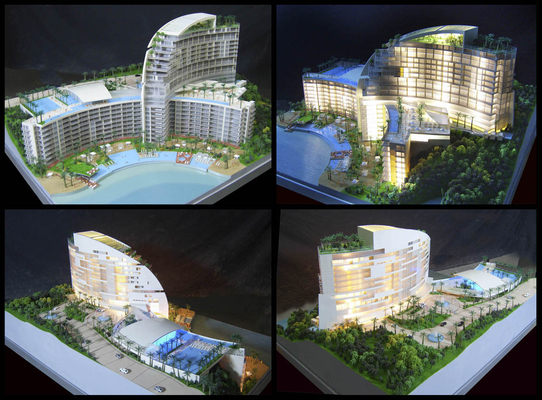 3D Mooi van de kristal Architecturale Modelmaker voor de Bouw/modelgebouwen leverancier