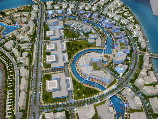 Metro Park Miniatuur Architecturale Modelmaker, Metro Post het Model van de Planningslay-out leverancier