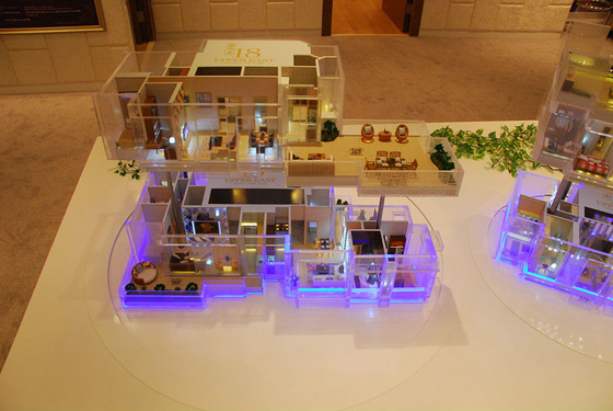 De Miniatuur Architecturale Modelmaker van Real Estate, Milieuschaal Modelshowcase leverancier