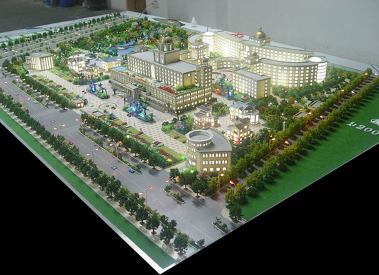 De Miniatuur Architecturale Modelmaker van Real Estate, Milieuschaal Modelshowcase leverancier