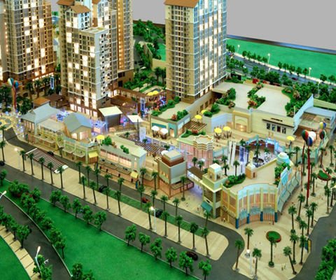 Mooie Verlichtings Architecturale Modelmaker voor Real Estate-Investeringsproject leverancier