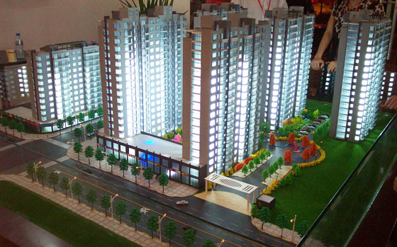 Mooie Verlichtings Architecturale Modelmaker voor Real Estate-Investeringsproject leverancier