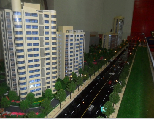 De mooie Miniatuur van de Verlichtings Architecturale Modelmaker voor Real Estate-Investeringsproject leverancier