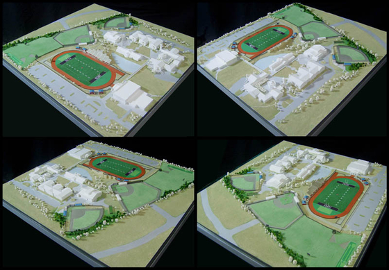 Acryl Duurzame Architecturale Modelmakerminiatuur voor Industriële Lay-out Planning leverancier