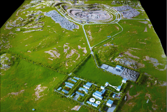 Milieuvriendelijke Architecturale Modelmakerminiatuur voor Metro Post Planning leverancier