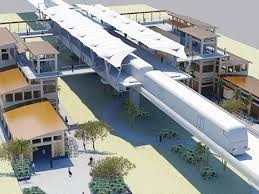 Milieuvriendelijke Architecturale Modelmakerminiatuur voor Metro Post Planning leverancier