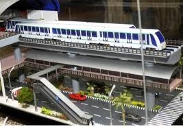 Milieuvriendelijke Architecturale Modelmakerminiatuur voor Metro Post Planning leverancier