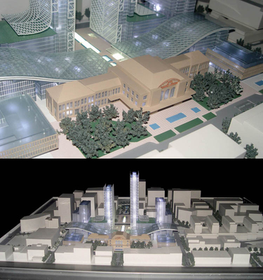 Miniatuur Architecturale Modelmaker Draagbaar voor Bus/Stationlay-out leverancier