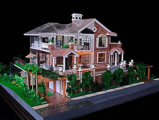 3D Miniatuur Architecturale Modelmaker/Villa die het model/Woonhuisschaal model maken bouwen leverancier