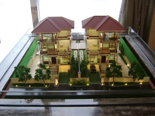 3D Miniatuur Architecturale Modelmaker/Villa die het model/Woonhuisschaal model maken bouwen leverancier