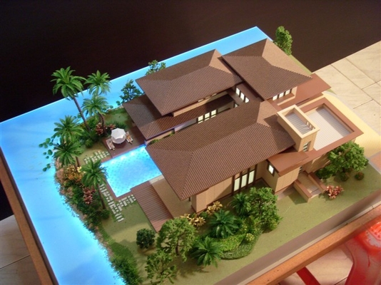 Bouwlay-out Miniatuur Architecturale Modelmaker, Binnenlands de Bouwmodel leverancier