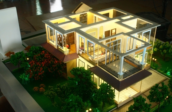 Bouwlay-out Miniatuur Architecturale Modelmaker, Binnenlands de Bouwmodel leverancier