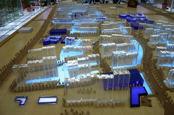 Zwart-wit de Bouw Miniatuur Architecturale Modelmaker Duurzaam met Mooi Model leverancier