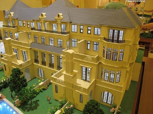 Zwart-wit de Bouw Miniatuur Architecturale Modelmaker Duurzaam met Mooi Model leverancier