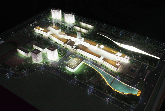 Mooi Strand/Oceaantoevlucht Architecturale Modelmaker met Milieumaterialen leverancier