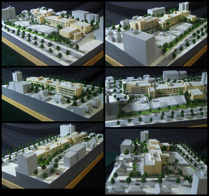De ziekenhuizen Architecturale Modelmaker, het Miniatuurschaal Model Maken leverancier