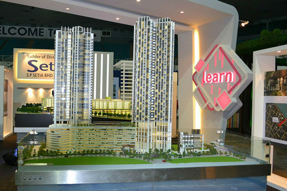 Acryl en ABS Architecturale modelgebouwen, architectuur modelmaker leverancier
