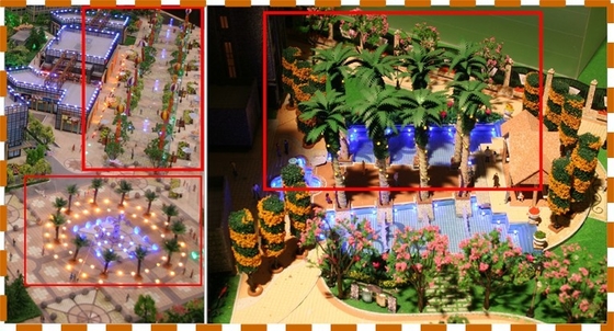 De Architecturale Modelmaker van de landschapsvertoning, het Duurzame Model van de Scèneschaal leverancier