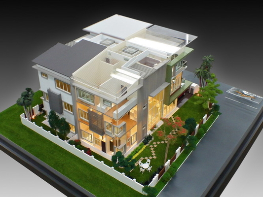 Binnenlandse Architecturale Modelmaker, Milieuvriendelijk 3D Model leverancier
