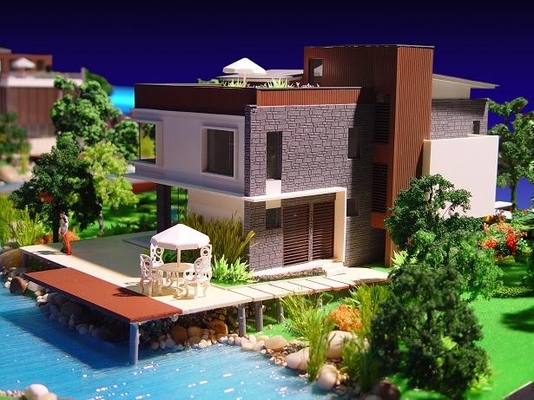Binnenlandse Architecturale Modelmaker, Milieuvriendelijk 3D Model leverancier