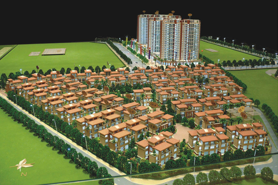 Hotel architecturaal model die tot levering maken 3D virtueel Ce ROHS leverancier