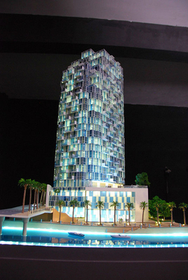 Handelscentrum die Architecturale Modelmaker 3D Mooi met Milieumaterialen bouwen leverancier