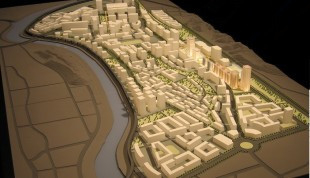 De Architecturale Modelmaker van het gebieds Algemene Plan, het Model van de de Planningsschaal van de Staat leverancier