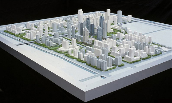 De Architecturale Modelmaker van het gebieds Algemene Plan, het Model van de de Planningsschaal van de Staat leverancier