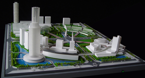 Architecturale Modelmaker/Miniatuur die architecturale modellen, Schaal modeltrein bouwen leverancier