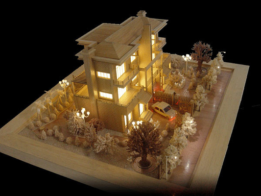 Architecturale Modelmaker/Miniatuur die architecturale modellen, Schaal modeltrein bouwen leverancier