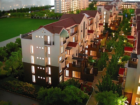 Mooie Miniatuur Architecturale Modelmaker, Real Estate-Schaalmodellen leverancier