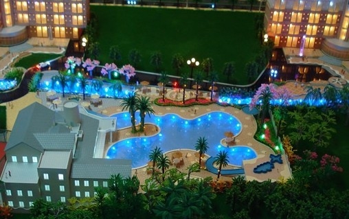 Mooie Miniatuur Architecturale Modelmaker, Real Estate-Schaalmodellen leverancier