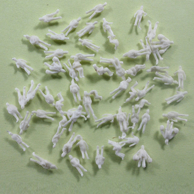 Modelmensen van de 1:200 Architecturale Schaal,/Zittings Witte Cijfers 1.0cm die voor Lay-out bevinden zich leverancier