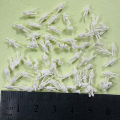 Modelmensen van de 1:200 Architecturale Schaal,/Zittings Witte Cijfers 1.0cm die voor Lay-out bevinden zich leverancier