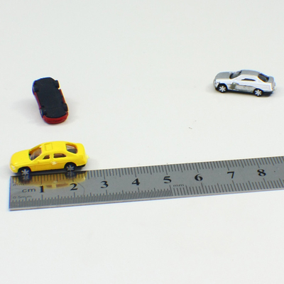 Plastic de Schaal Modelauto's van de 1:200douane, de Kant van de weg Kleurrijke Modelauto van de de Bouwspoorweg leverancier