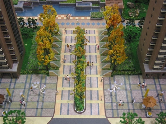 Mooi Schaal Modellandschap voor de Lay-out van de Douane Woningbouw leverancier