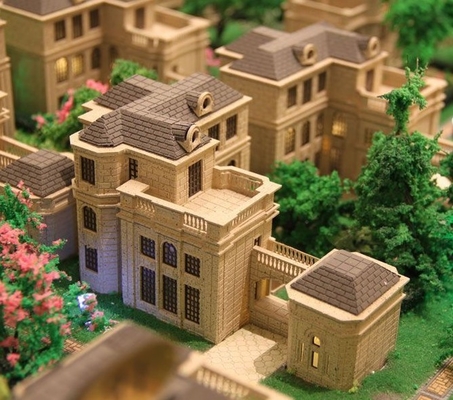Miniatuurschaal Modellandschap voor Land die Complex Model gebruiken leverancier