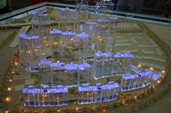 Miniatuurschaal Modellandschap voor Land die Complex Model gebruiken leverancier