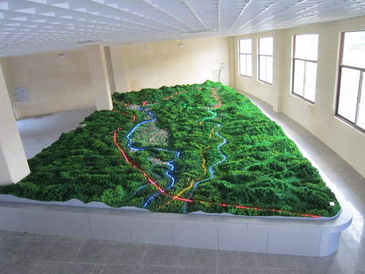 Miniatuurschaal Modellandschap voor Land die Complex Model gebruiken leverancier